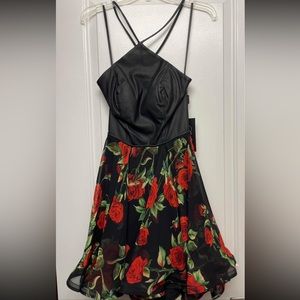 NWT La Femme floral cocktail dress